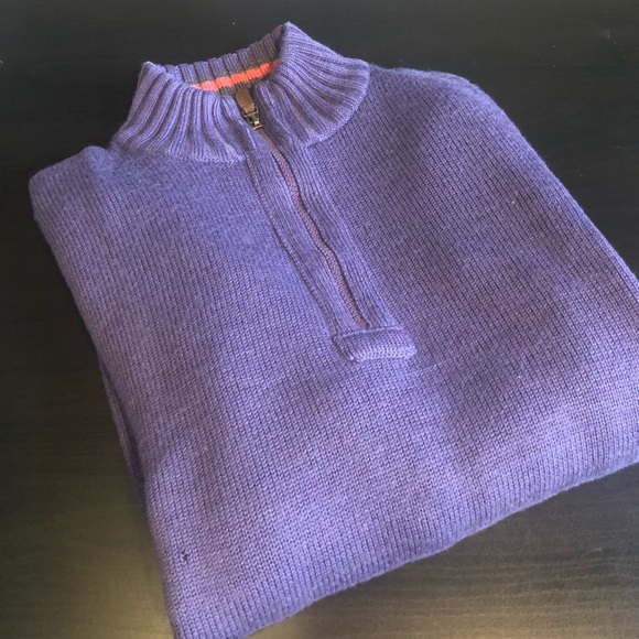 Wool 1/2 zip sweater 52 - Picture 1 of 8